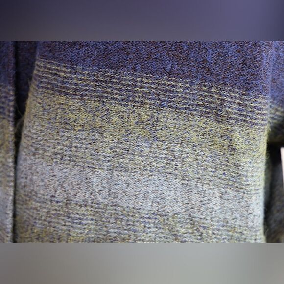 Anthropologie Cousin Johnny Merino Wool Multicolor Pullover Jumper Sweater Sz L - Picture 10 of 12